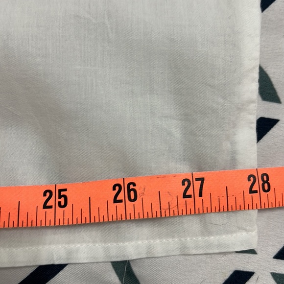 LOFT Eyelet Ruffle Bib Blouse Small NWT - Picture 10 of 11